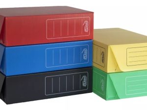 Caja de archivo plástica t/v 12cm