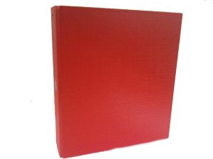 Carpeta con 3 aros forrada de fibra color