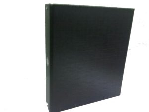 Carpeta con 3 aros forrada de fibra color
