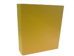Carpeta con 3 aros forrada de fibra color