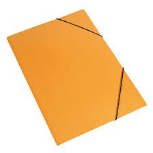 Carpeta de 3 solapas con elastico color