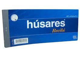 Recibo Husares mediano 1901