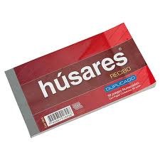 Recibo Husares con duplicado 825