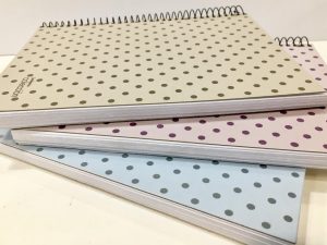 Cuaderno Ledesma lunares 16x21