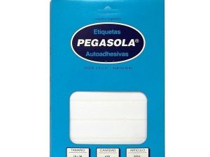 Etiqueta pegasola (caja x30 planchas)