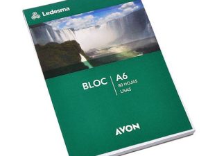 Block Avon esquela borrador liso
