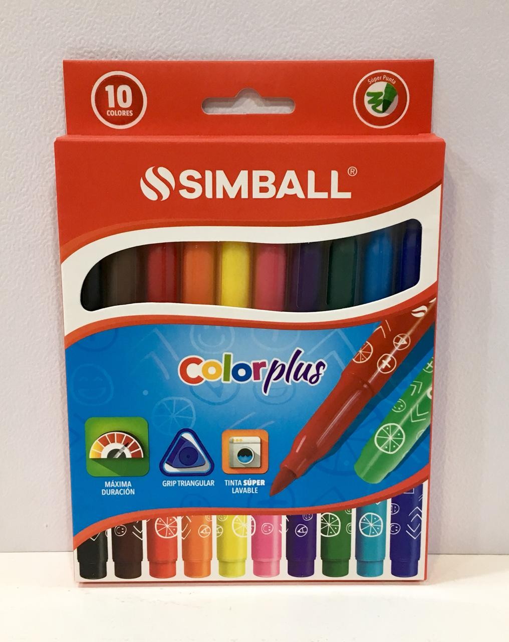 Marcador Simball Color Plus x10