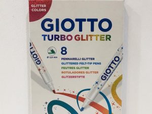 Marcador Giotto Turbo Glitter x8