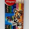Lápices de colores Maped decorados x12