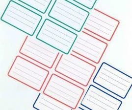 Etiqueta Pegasola escolar por plancha