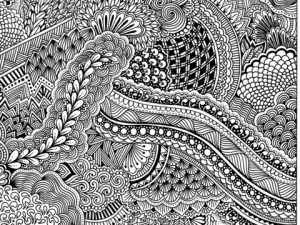 Lamina para pintar Mil Mundos mediana
