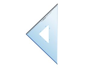 Escuadra Plantec 45º 30 cm