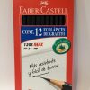 Lápiz negro Faber Castell HB x12