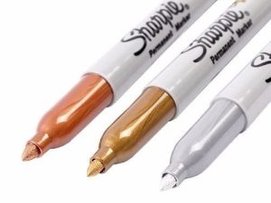Marcador Sharpie metalizados
