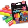 Plastilinas Fluo Playcolor x6