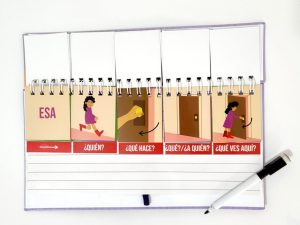 Libro móvil Barco de Papel con marcador