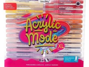 Marcadores Mooving Acrylic x60