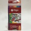 Lápices de colores Filgo x12 borrables