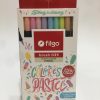 Marcadores Filgo punta pincel x10 pastel