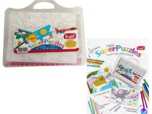 Marcador Trabí Super Puzzle en valija