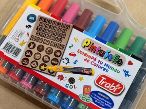 Marcador Trabí Pinta sello en valija