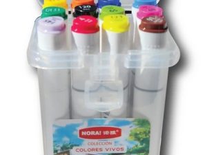 Marcadores Norai Touch doble punta x12